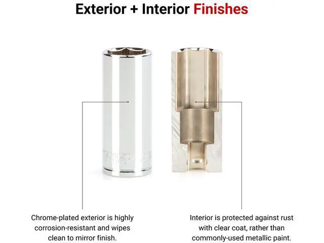 Alt view image 2 of 6 - 3/8 Inch Drive x 11/16 Inch Deep 6-Point Socket | SHD13017