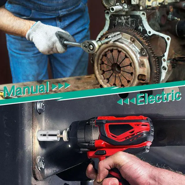 Alt view image 4 of 7 - 12-Piece Durable 1/4" Drive 10mm Socket Set Shallow, 6-Point, Cr-V Steel & Corrosion-Resistant