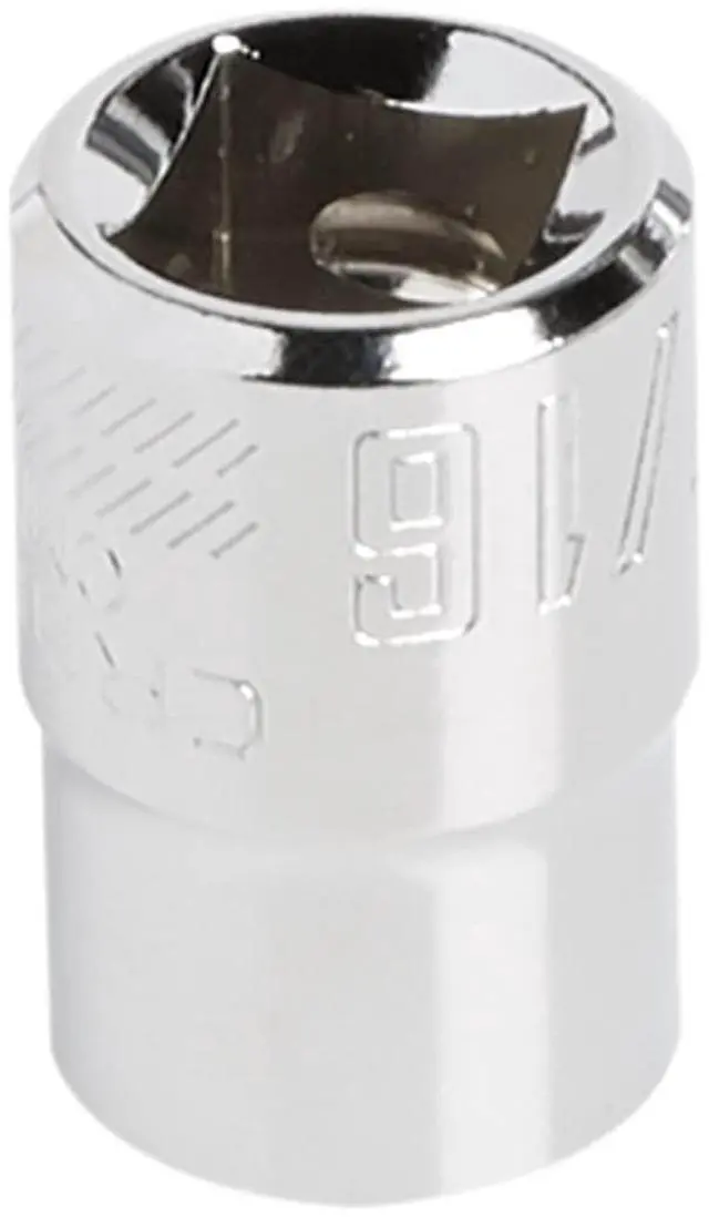 Alt view image 3 of 4 - Shallow Socket, SAE, 3/8-Inch Drive, 7/16-Inch, 6-Point (CMMT43002)