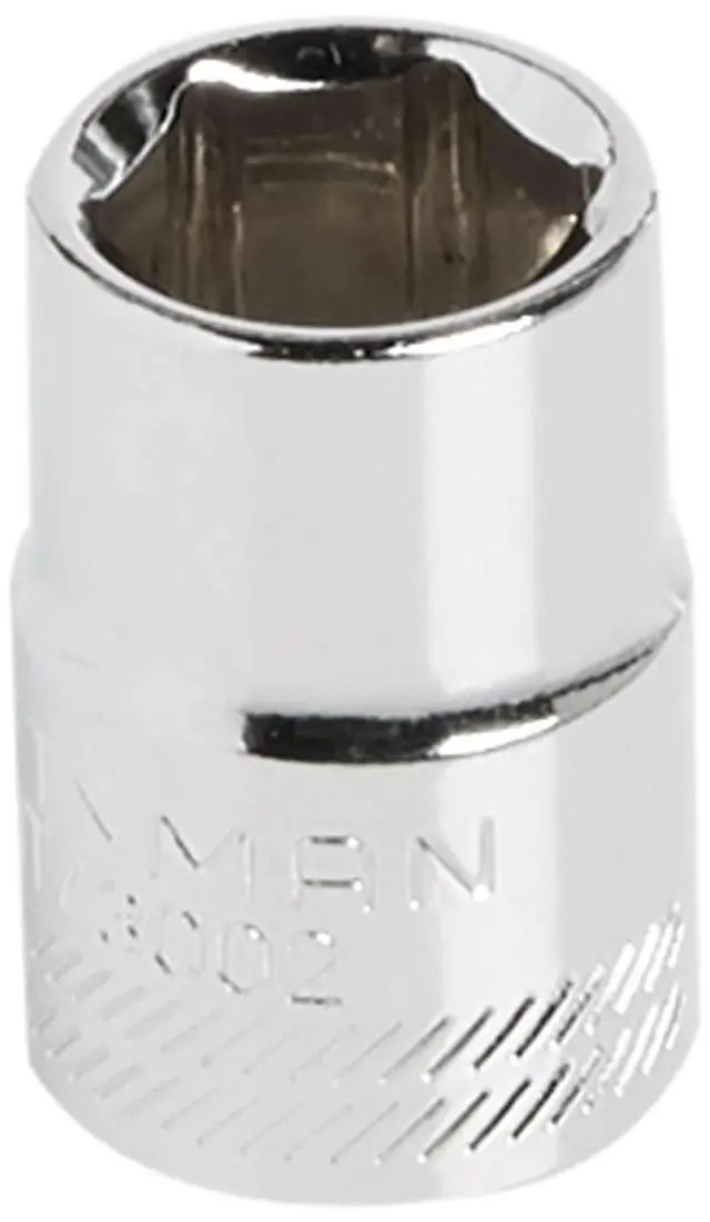 Alt view image 4 of 4 - Shallow Socket, SAE, 3/8-Inch Drive, 7/16-Inch, 6-Point (CMMT43002)