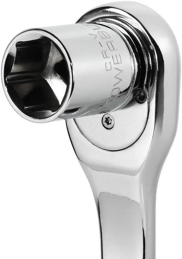 Alt view image 4 of 6 - 11 Piece Metric Shallow Socket Set, 1/4-Inch Drive, 6 Point, Dual Grease Rings, Size Markings - 640498, Silver