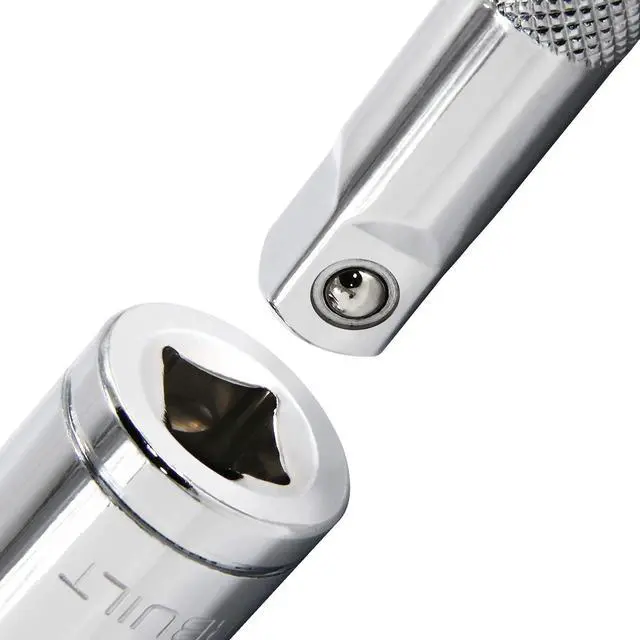 Alt view image 5 of 6 - 11 Piece Metric Shallow Socket Set, 1/4-Inch Drive, 6 Point, Dual Grease Rings, Size Markings - 640498, Silver