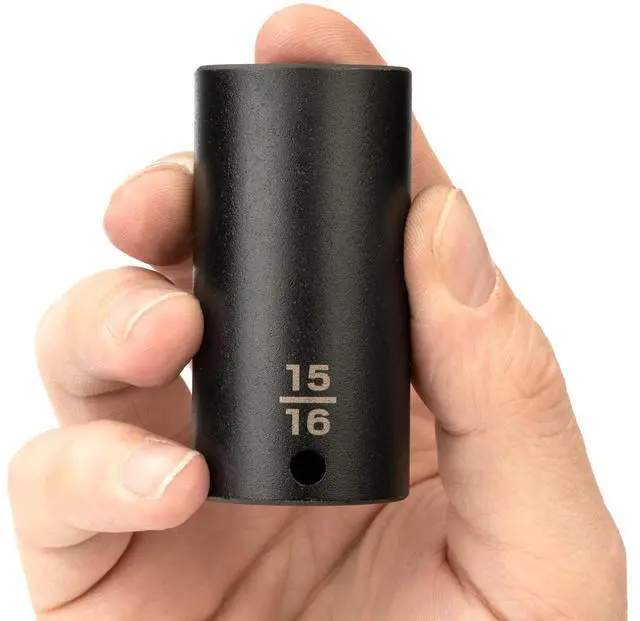 Alt view image 3 of 4 - 3/8 Inch Drive x 15/16 Inch Deep 6-Point Impact Socket | SID13024