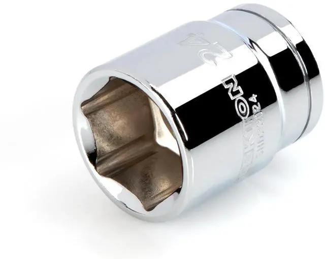 Main image of 1/2 Inch Drive x 24 mm Shallow 6-Point Socket | SHD22124