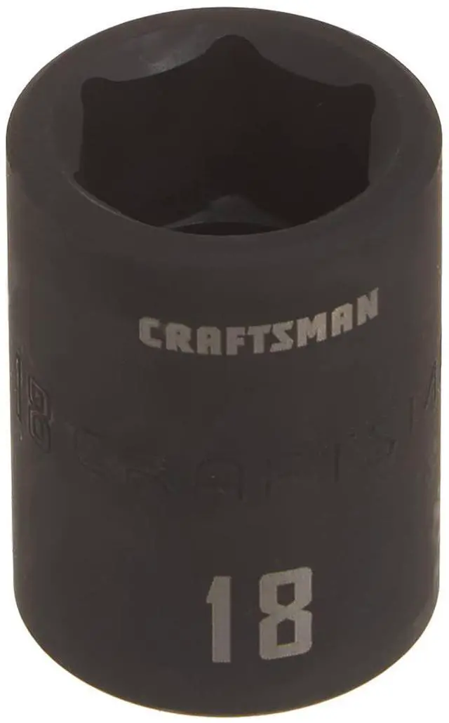 Alt view image 3 of 4 - Shallow Impact Socket, Metric, 1/2-Inch Drive, 18mm (CMMT15866)