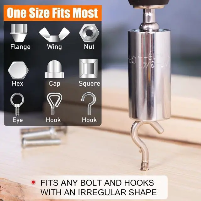 Alt view image 5 of 7 - Universal Socket Set(11-32mm 7-19mm) for Unscrew Any Bolt Multi-Function Universal Socket Tool with 3/8" 1/2" Power Drill Adapters Birthday Gift for Dad, Husband, Man, Handyman, Father Gadgets