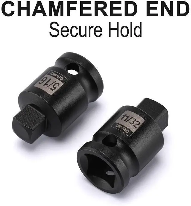 Alt view image 4 of 7 - 11PCS 3/8" Drive SAE Pipe Plug Socket Set, Tapered Male Square Drive, Chamfered Female Square Drive, CR-MO