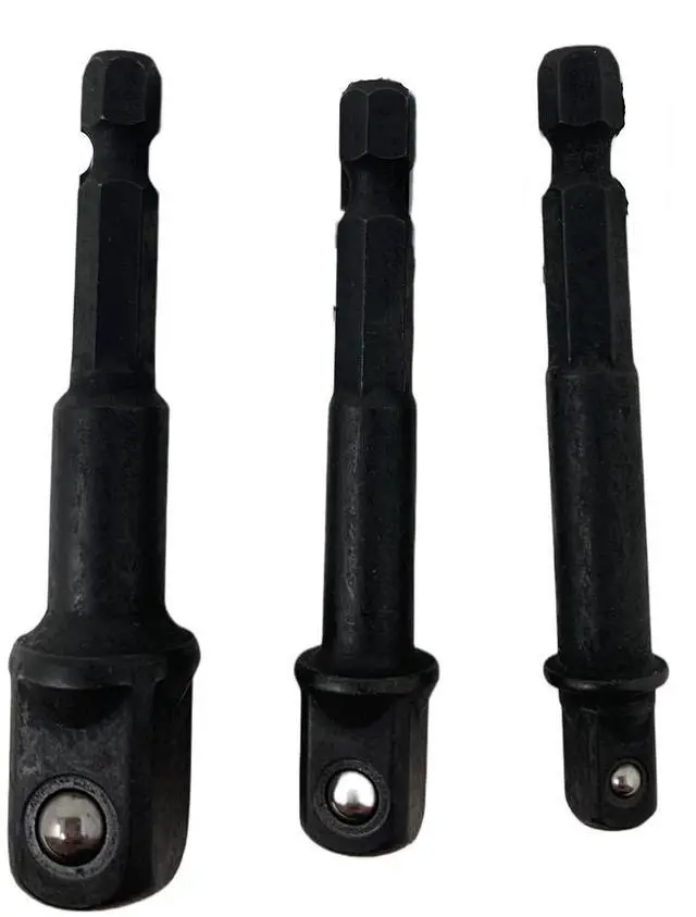 Alt view image 2 of 4 - Impact Driver Ready 3-Piece Socket Adapter Set DW2541IR, DW2542IR, DW2547IR