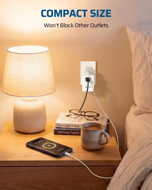 Alt view image 7 of 7 - Indoor Remote Control Outlet, Expandable Remote Light Switch Kit, Wireless On Off Power Switch, 100ft RF Range, Compact Design, White