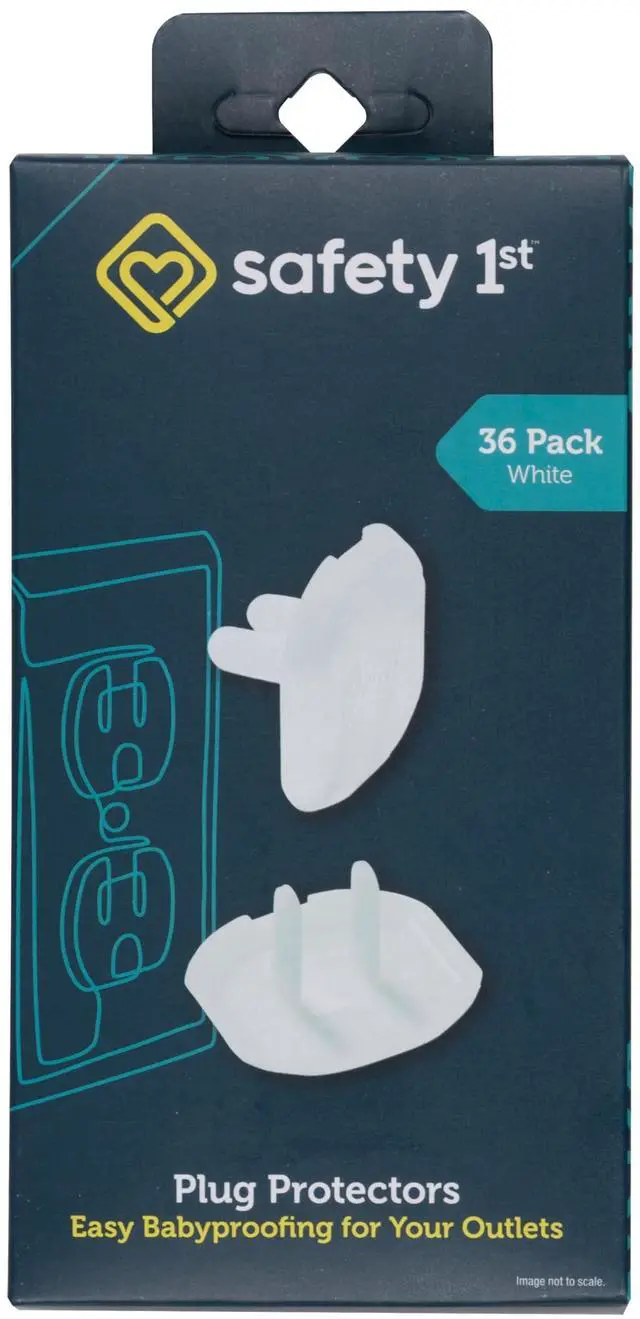 Main image of Electrical Outlet Baby Proof Covers, Secure Outlet Plugs, Baby Proofing, 36 Count
