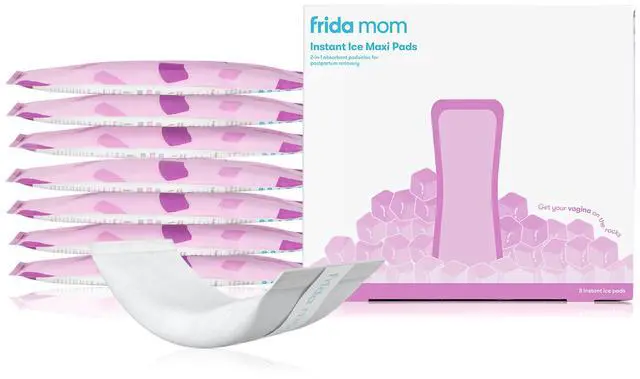 Main image of 2-in-1 Postpartum Pads, Absorbent Perineal Ice Maxi Pads, Instant Cold Therapy Packs and Maternity Pad in One