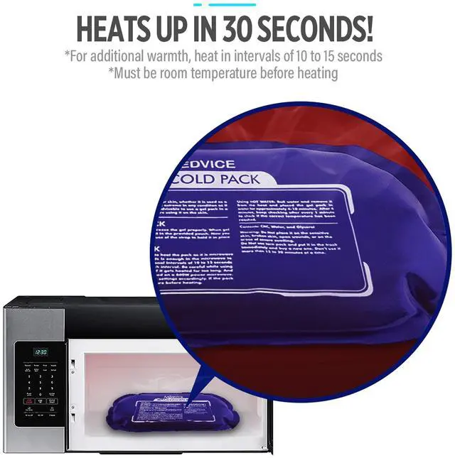 Alt view image 7 of 7 - Reusable Hot and Cold Ice Packs for Injuries (3-Piece Set), Joint Pain, Muscle Soreness and Body Inflammation - Reusable Gel Wraps - Adjustable & Flexible for Knees, Back, Shoulders, Arms and Legs