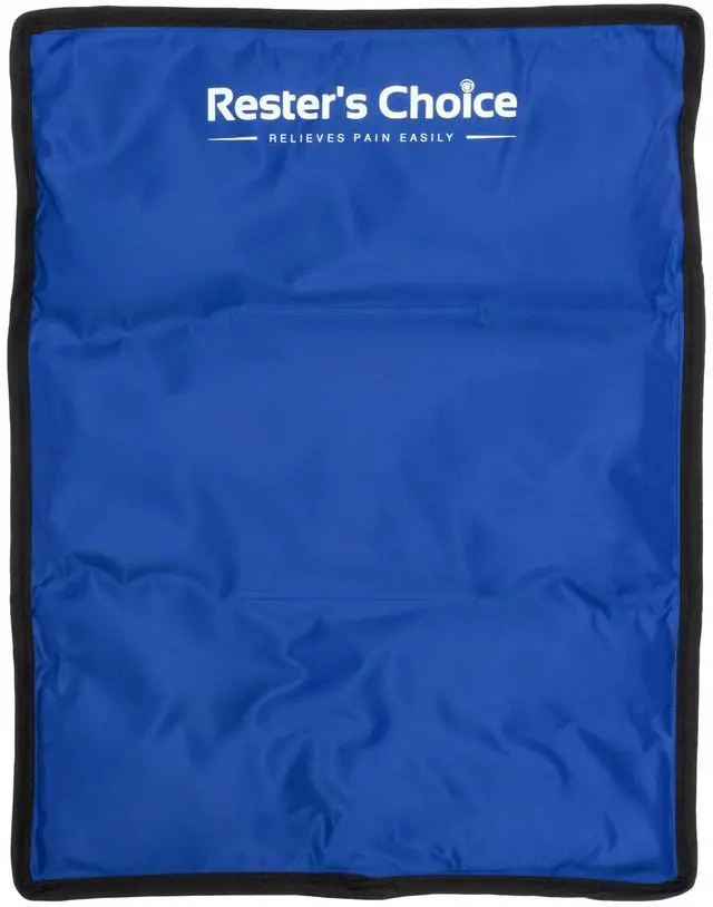 Main image of Gel Soft Flexible Ice Pack for Injuries Reusable - (Large: 11"x14.5") for Hip, Shoulder, Knee, Back - Comfy Cold Pack Compress for Swelling, Bruises, Surgery