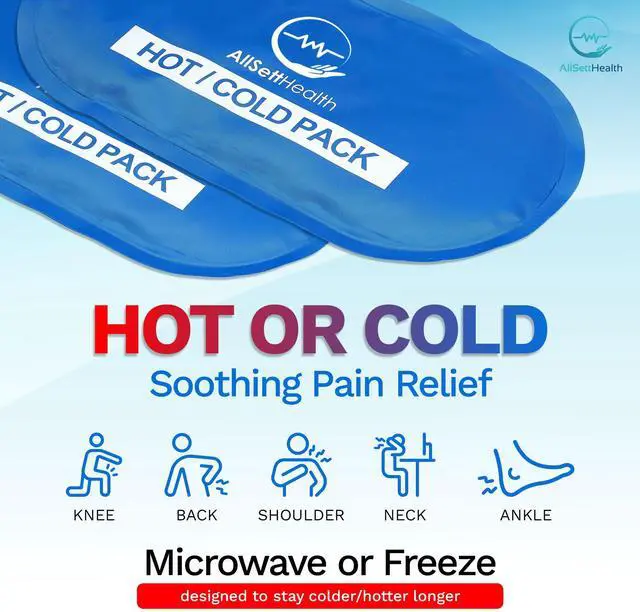 Alt view image 3 of 6 - Ice Packs for Injuries Reusable for Swelling & Pain Relief Soft Gel Ice Packs Reusable, Cold Packs for Injuries, Soft Ice Packs for Sprains, Bruises & Recovery, 10.5 x 5 Inch (4 Pack)
