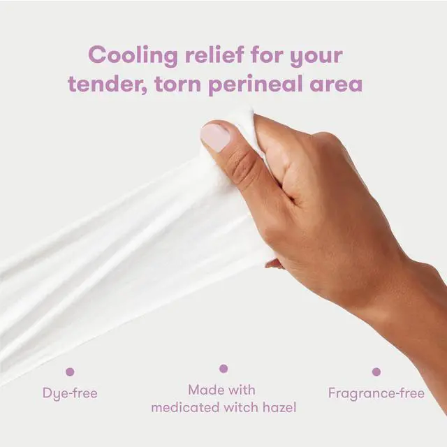 Alt view image 6 of 6 - Perineal Medicated Witch Hazel Full-Length Cooling Pad Liners for Postpartum Care by Frida Mom | Speeds Healing and Reduces Swelling for Perineal Area | 24-Count
