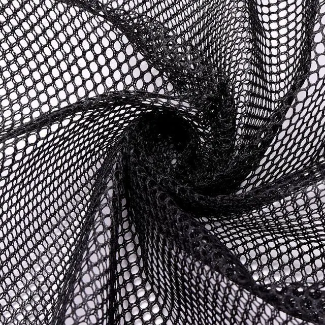 Main image of 29.5 X 59 Inch Black Mesh Fabric Slightly Stretchy for Backpack Pocket and Straps, Netting Clothes, Netting Bag Shopping Bag