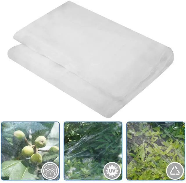 Main image of Garden Netting,8x33Ft Mosquito Insect Birds Animals Barrier Protection Net Ultra Fine Garden Mesh Netting Plant Covers for Vegetable Plants Fruits Flowers Trees Greenhouse Row Cover