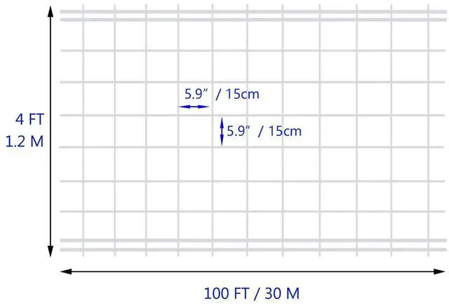 Alt view image 2 of 6 - White Trellis Netting 4x100 ft Heavy Duty Garden Netting Polypropylene Plant Support Net for Climbing Vegetables Fruits Flowers