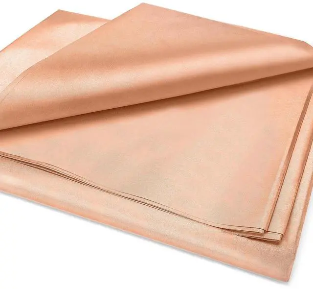 Main image of Pure Copper Faraday Fabric RF & LF Electromagnetic Fields Gold Color Blocking Fabric 2 Meters (78"x43" inch)