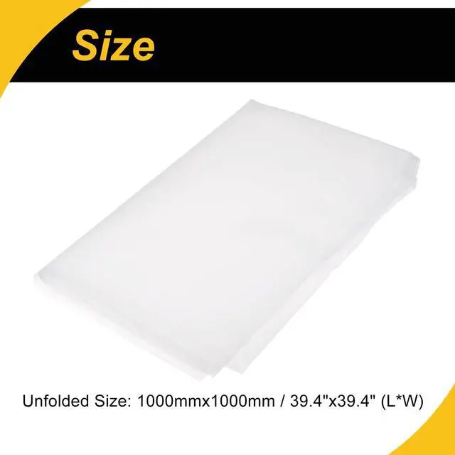 Alt view image 2 of 5 - 100 Mesh Paint Nylon Mesh Filter Woven Net Sheet Filter Cloth (39"x39")