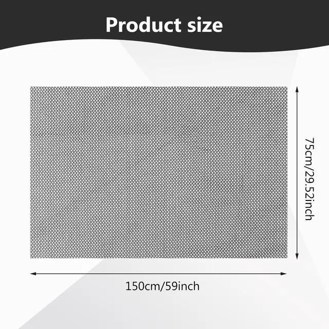 Alt view image 2 of 7 - Black Mesh Fabric 59 x 29.5 Inch Mesh Netting Stretchy Power Meshes Fabric for Sewing Crafts Netting Clothes Shopping Bag Backpack Pocket and Straps