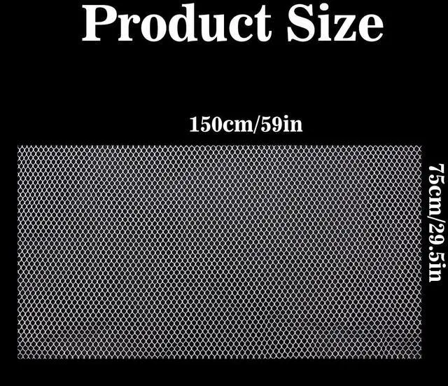 Alt view image 3 of 7 - 29.5 x 59 Inch White Mesh Fabric Slightly Stretchy for Sewing Projects, Shopping Bag, Backpack Pocket and Straps and Netting Clothes