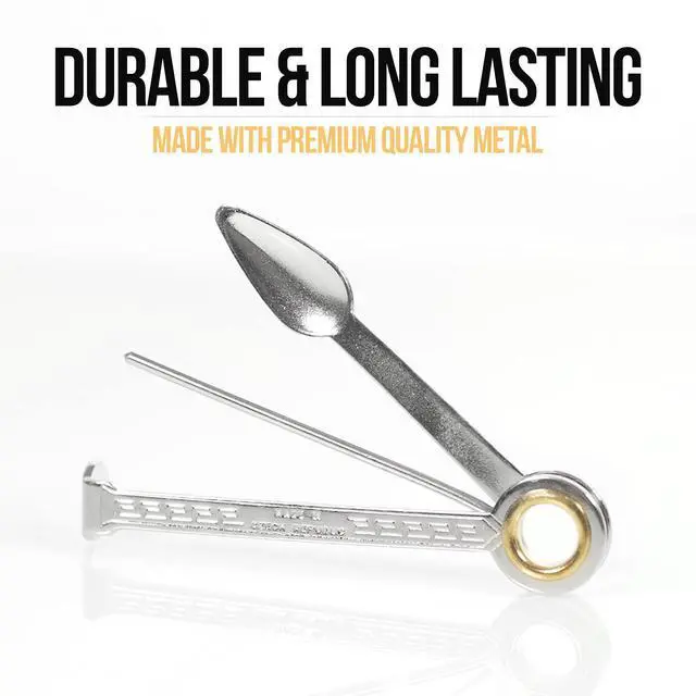 Alt view image 4 of 7 - 100% Authentic Czech Stainless Steel 3 in 1 Pipe Tool Cleaner - Pipe Reamer Tamper Pokers Tool