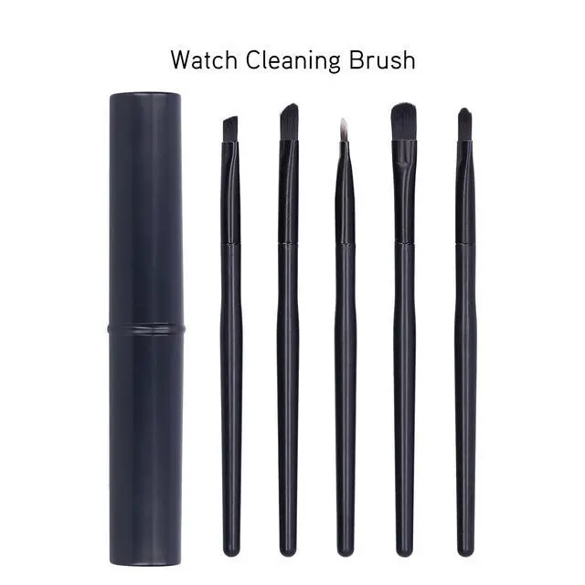 Alt view image 6 of 7 - Cleaning Dust Brush Kit, Cleaner Tool Kit Corner Removal Cleaning Brush Watch Repair Watchmaker Tool Kit Watch Cleaning Brush Set Wristwatch Movement Small Part Cleaning Soft Brushes Set