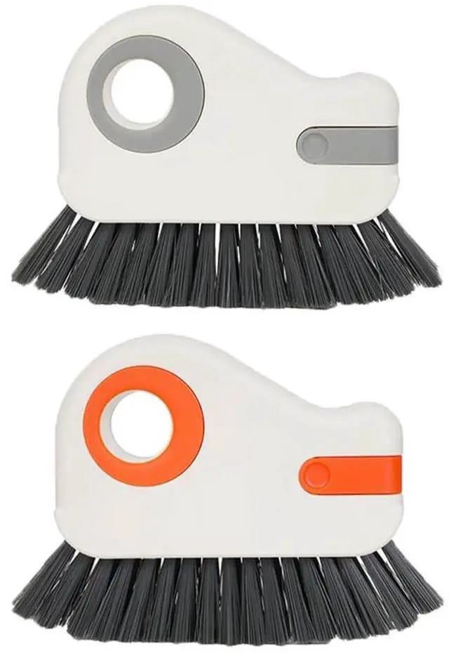 Main image of 2 Pcs 2 in 1 Window Track Cleaner Tool,Crevice Cleaning Brush with Hidden Scraper, Efficient Window Sill Cleaner Tool,Sliding Door Track Cleane for Glass Door Grooves, Home Kitchen Bathroom Cleaning