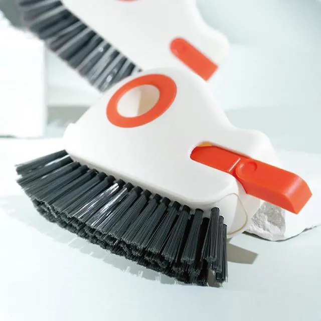 Alt view image 3 of 5 - 2 Pcs 2 in 1 Window Track Cleaner Tool,Crevice Cleaning Brush with Hidden Scraper, Efficient Window Sill Cleaner Tool,Sliding Door Track Cleane for Glass Door Grooves, Home Kitchen Bathroom Cleaning