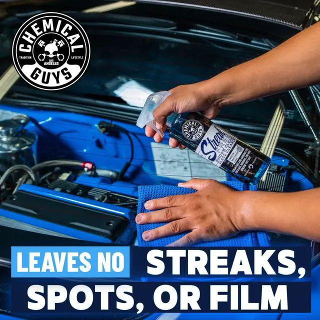 Alt view image 4 of 7 - Chemical Guys Streak Free Glass and Window Cleaner - Works on Glass, Windows, Mirrors, and Screens, Ammonia-Free and Safe on Tinted Windows, for Cars, Trucks, SUVs, and Home Use - 16 oz