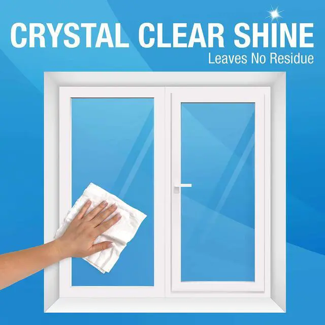 Alt view image 2 of 7 - for Glass, Disposable and Streak Free Cleaning Wipes for Mirrors, Windows, Kitchen, Home, and Auto- (60 Count (Pack of 1))