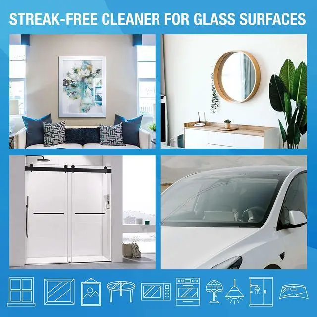 Alt view image 7 of 7 - for Glass, Disposable and Streak Free Cleaning Wipes for Mirrors, Windows, Kitchen, Home, and Auto- (60 Count (Pack of 1))
