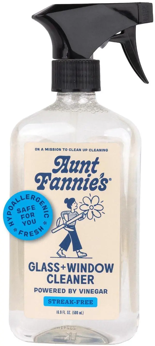 Main image of Glass & Window Cleaning Vinegar Spray, Natural Streak-Free Spray, 16.9 Ounces (Pack of 1)