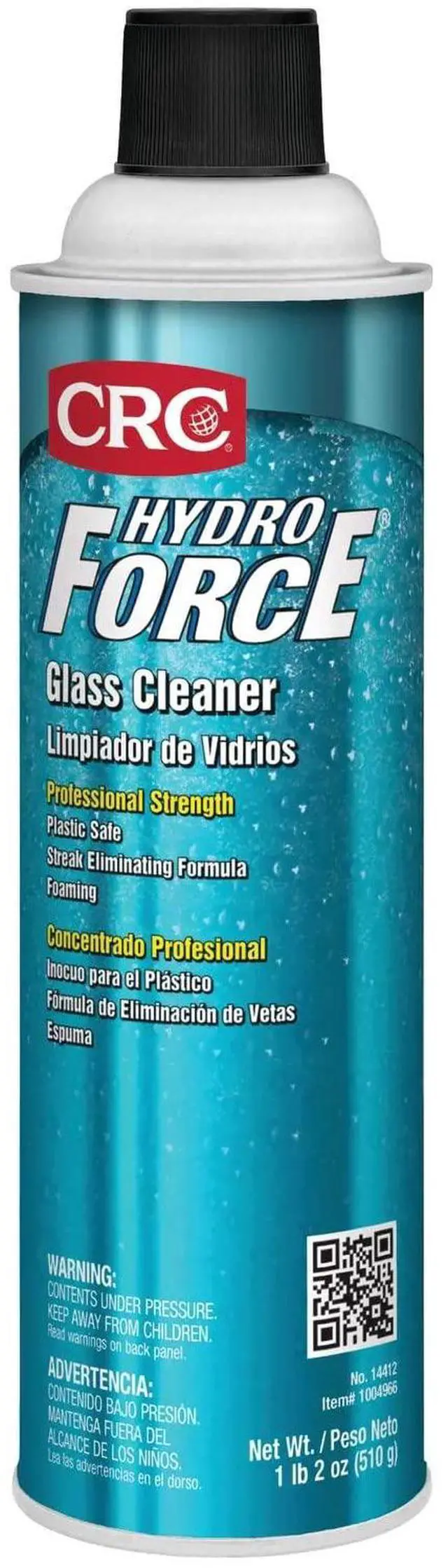 Main image of HydroForce Glass Cleaner 14412 18 WT. OZ., Professional Strength Cleaning Solution
