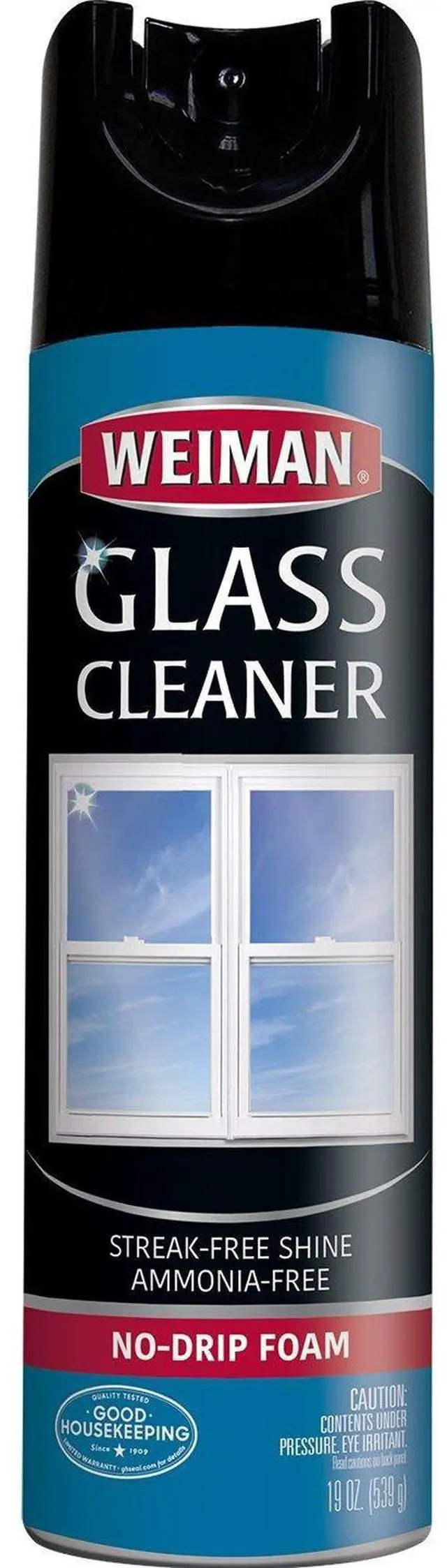 Main image of Glass Cleaner - 19 Ounce - Professional Streak Free Foaming No Drip Removes Grease Dissolves Fingerprints and Smudges
