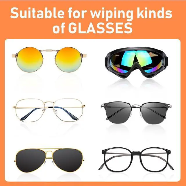 Alt view image 7 of 7 - 8 Pcs Eyeglass Cleaner, Mini Sun Glasses Eyeglass Microfiber Spectacles Cleaner Soft Brush Cleaning Tool, Eyeglass Cleaning Clip for Eyeglass, Sunglasses and Eye Glasses
