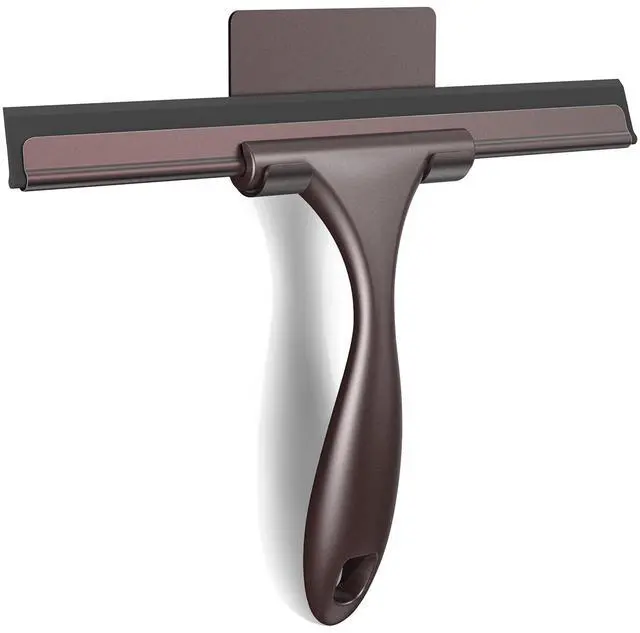 Main image of Squeegee for Shower Glass Door Stainless Steel Shower Squeegee for Glass Doors All-Purpose Window Squeegee for Car Windshield Cleaning 10 Inches,Bronze