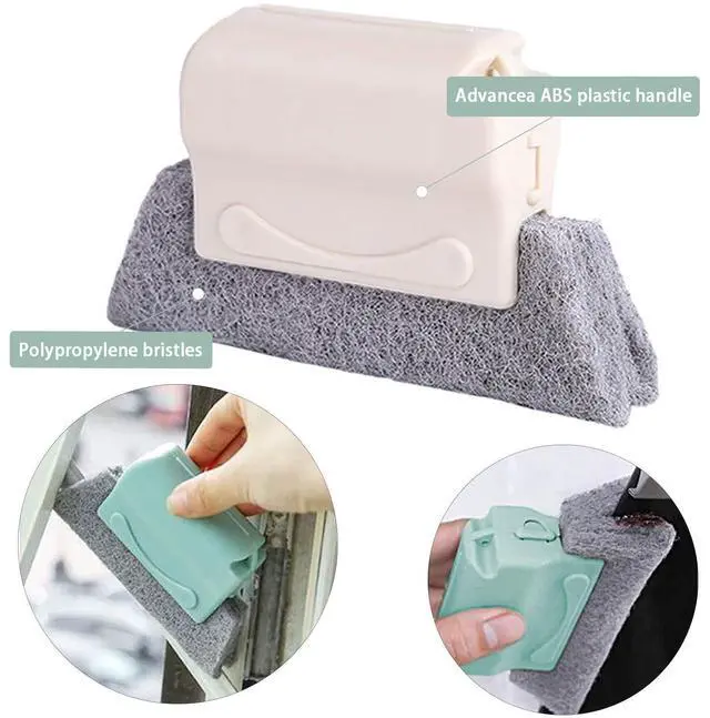 Alt view image 2 of 7 - 8 Pcs Hand-held Groove Gap Cleaning Tools,Door Window Track Cleaning Tools Groove Corner Crevice Cleaning Brushes for Sliding Door/Tile Lines/Shutter/Car Vents/Air Conditioner/Keyboard