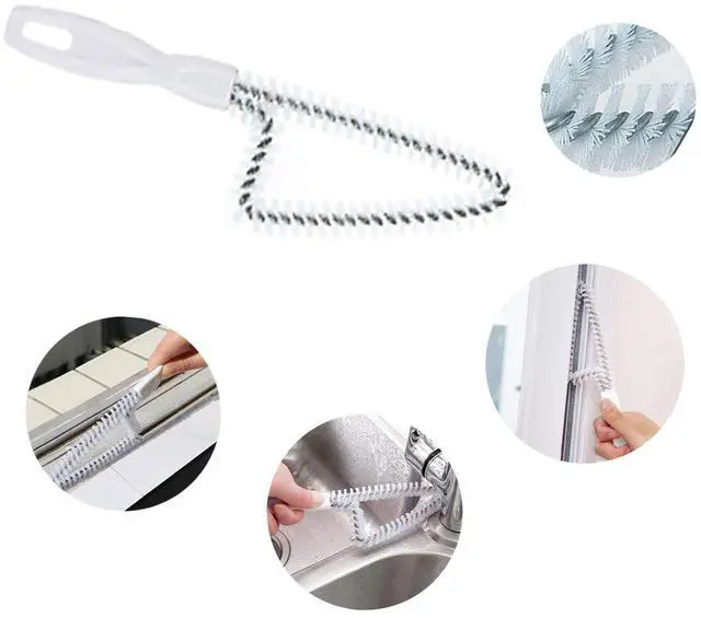 Alt view image 5 of 7 - 8 Pcs Hand-held Groove Gap Cleaning Tools,Door Window Track Cleaning Tools Groove Corner Crevice Cleaning Brushes for Sliding Door/Tile Lines/Shutter/Car Vents/Air Conditioner/Keyboard