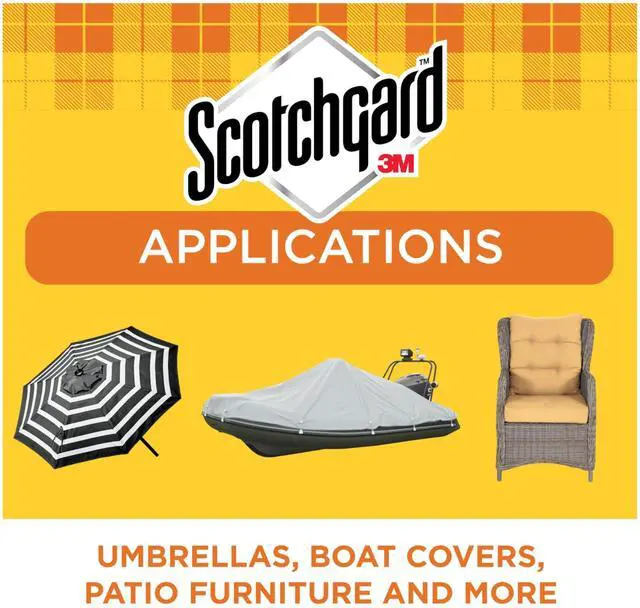 Alt view image 3 of 7 - Outdoor Water & Sun Shield Fabric Spray, Water Repellent Spray for Spring and Summer Outdoor Gear and Patio Furniture, 10.5 oz