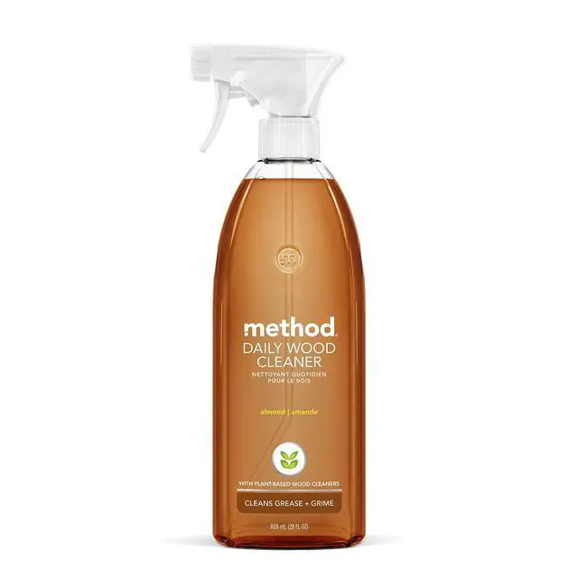 Main image of Daily Wood Cleaner, Almond, Cleans Shelves, Tables and Other Wooden Surfaces While Removing Dust & Grime, 28 oz Spray Bottles, (Pack of 1)