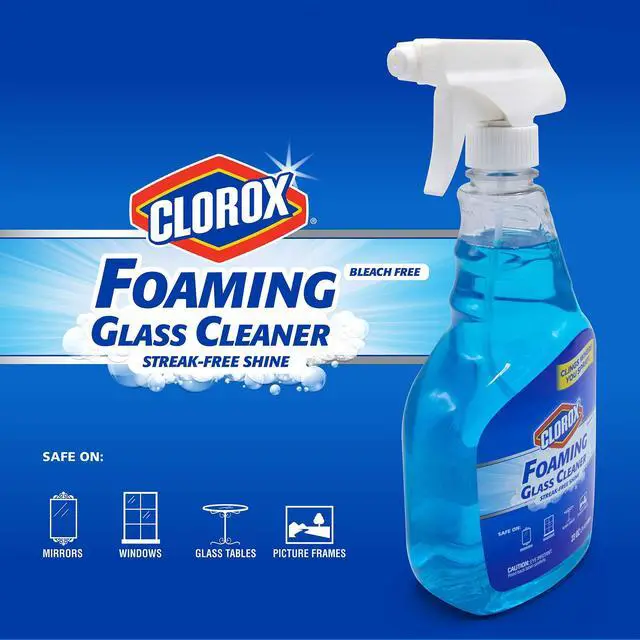 Alt view image 2 of 4 - Foaming Glass Cleaner Trigger Spray, Streak Free No Drip Formula for Windows, Mirrors, and Glass Surfaces, All Purpose Household Cleaning Spray in Fresh Scent, 23 Ounce