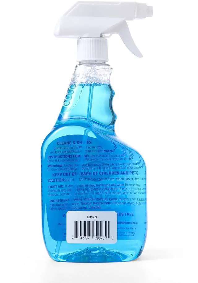 Alt view image 4 of 4 - Foaming Glass Cleaner Trigger Spray, Streak Free No Drip Formula for Windows, Mirrors, and Glass Surfaces, All Purpose Household Cleaning Spray in Fresh Scent, 23 Ounce