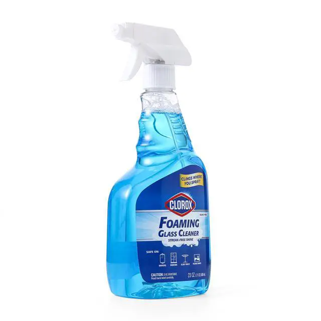 Alt view image 3 of 4 - Foaming Glass Cleaner Trigger Spray, Streak Free No Drip Formula for Windows, Mirrors, and Glass Surfaces, All Purpose Household Cleaning Spray in Fresh Scent, 23 Ounce