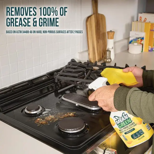 Alt view image 3 of 7 - Multi-Purpose Cleaner Spray, Citrus & Green Tea, 32 oz Removes 100% of Grease & Grime, Kitchen, Bathroom & Household Surfaces