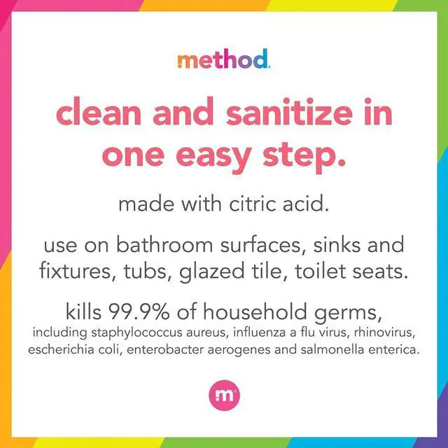Alt view image 3 of 6 - Antibacterial Bathroom Cleaner, Spearmint, Removes Mold + Mildew stains, 28 Fl Oz