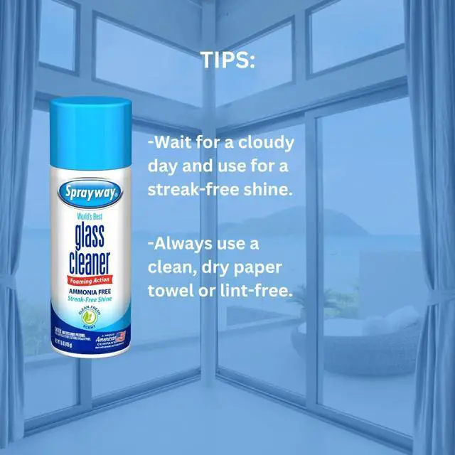Alt view image 6 of 7 - Ammonia-Free Glass Cleaner, Foaming Action - Streakless Shine, 15 Ounce (Pack of 1)