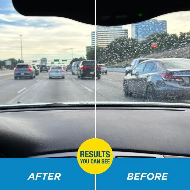 Alt view image 5 of 7 - RainX 630018 Glass Cleaner, Concentrated Streak-Free Formula for Car Windows, Windshield & Mirrors, Removes Bug Residue, Road Grime & Smoke Film - 23 Fl Oz