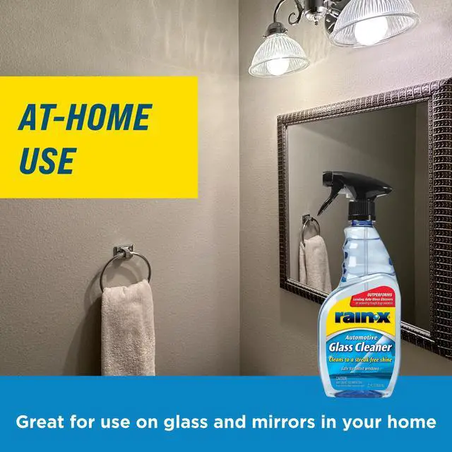 Alt view image 6 of 7 - RainX 630018 Glass Cleaner, Concentrated Streak-Free Formula for Car Windows, Windshield & Mirrors, Removes Bug Residue, Road Grime & Smoke Film - 23 Fl Oz